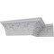 Ekena Millwork 4 1/8"H x 3 3/4"P x 5 3/8"F x 94 1/2"L, (5" Repeat), Richmond Crown Moulding MLD04X03X05RI - alternate 5